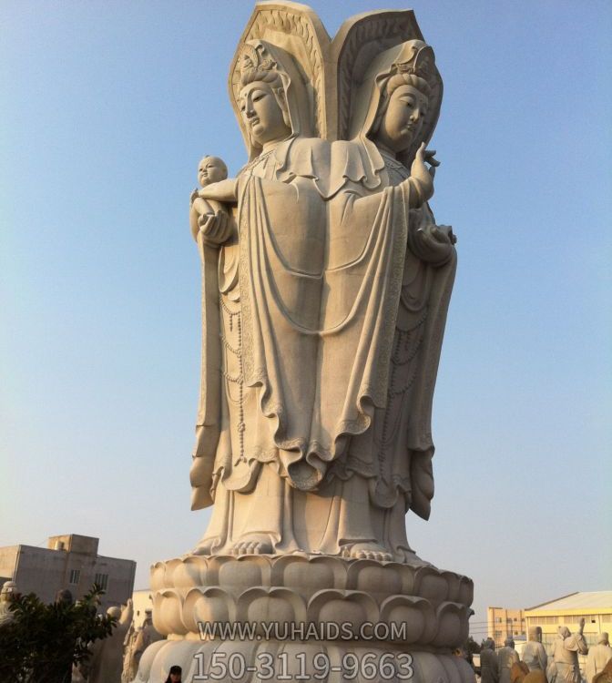 大型大理石園林景觀(guān)觀(guān)音雕塑