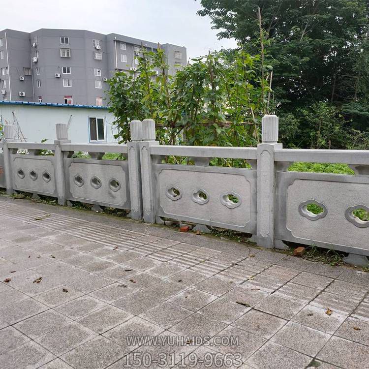 戶(hù)外園林河道大理石石雕欄桿欄板雕塑