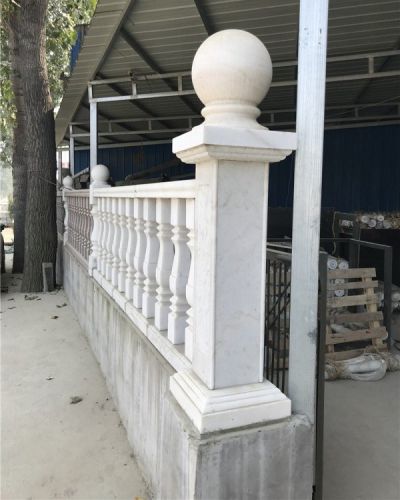 別墅庭院 漢白玉陽(yáng)臺樓梯花瓶柱護欄 景觀(guān)雕塑