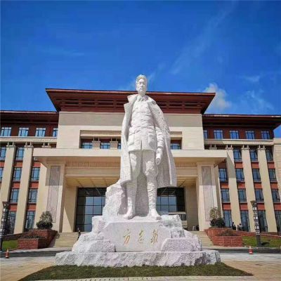 大理石石雕校園名人景觀(guān)擺件