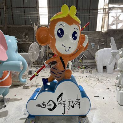 玻璃鋼樹(shù)脂卡通游樂(lè )場(chǎng) 孫悟空
