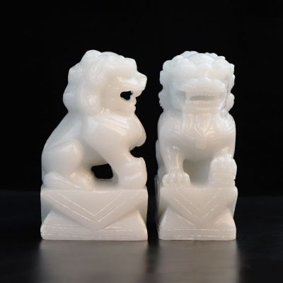 獅子雕塑-漢白玉石雕創(chuàng  )意獅子雕塑