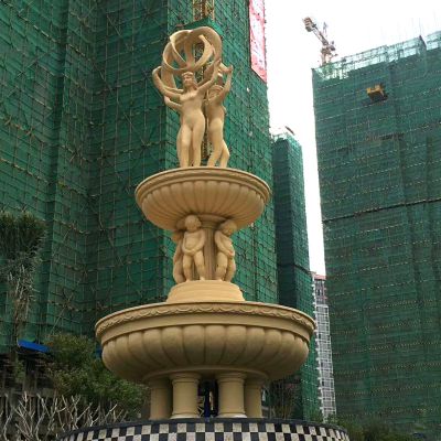 小區大型歐式人物景觀(guān)噴泉