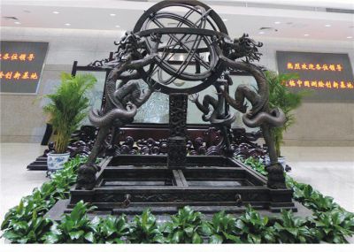 庭院創(chuàng  )意四大發(fā)明之一渾天儀雕塑