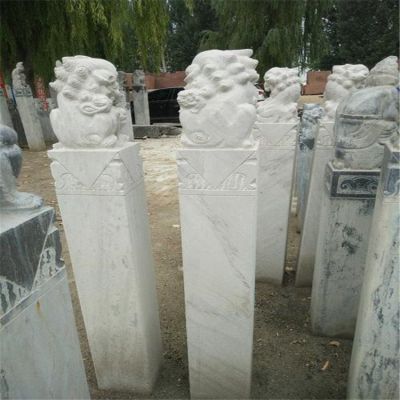 庭院大理石石雕戶(hù)外石雕石柱拴馬樁