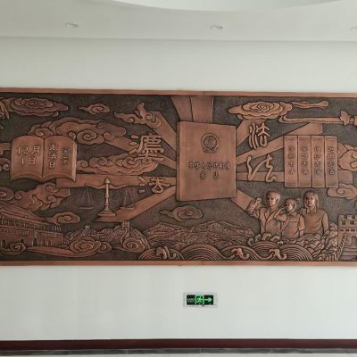 商業(yè)街公園景觀(guān)擺件 銅雕影壁雕塑