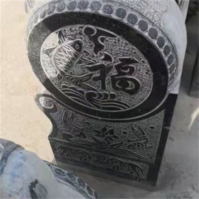 景區庭院門(mén)口裝飾大理石抱鼓石 門(mén)鼓
