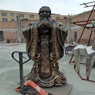 大型銅雕戶(hù)外園林景觀(guān)古代名人雕塑