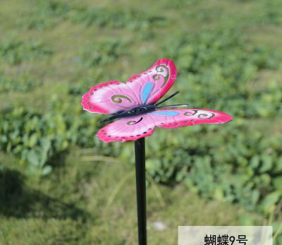 公園不銹鋼創(chuàng  )意蝴蝶雕塑