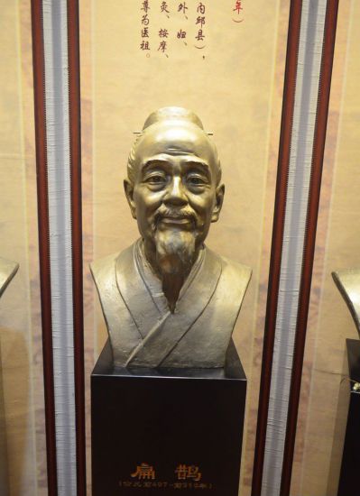 扁鵲胸像醫學(xué)家銅雕扁鵲雕塑