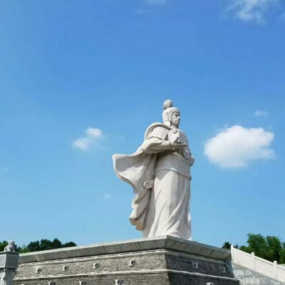 兵仙漢白玉石雕景區古代著(zhù)名將領(lǐng)軍事家韓信雕塑