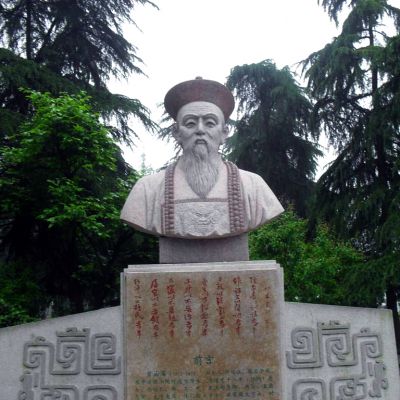 公園園林歷史名人清朝著(zhù)名民族英雄雕塑