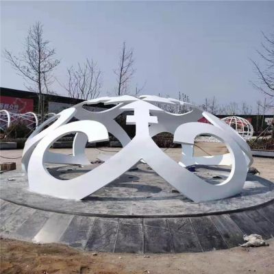 園林廣場(chǎng)不銹鋼個(gè)性創(chuàng  )意景觀(guān)擺件
