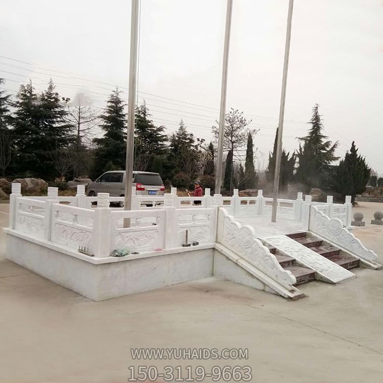 公園廣場(chǎng)升旗臺石雕雕塑