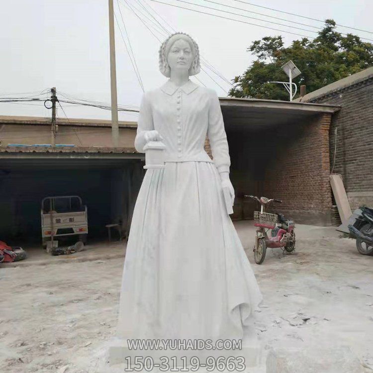 漢白玉大理石石雕戶(hù)外園林景觀(guān)西方人物擺件雕塑