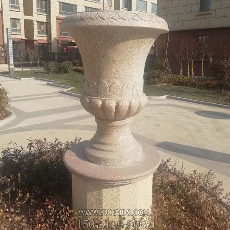 砂石大理石石雕園林戶(hù)外花盆景觀(guān)擺件雕塑