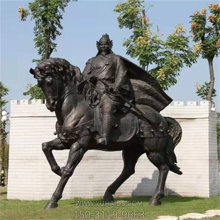古代人物玻璃鋼仿銅戶(hù)外園林景觀(guān)雕塑