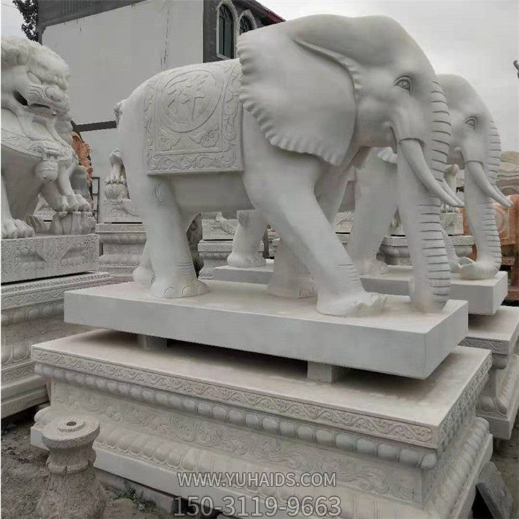 鎮宅招財大型動(dòng)物景觀(guān)大象雕塑