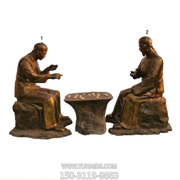 民俗小品銅雕城市街道創(chuàng  )意人物景觀(guān)雕塑