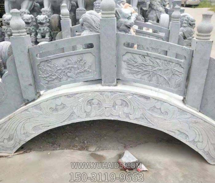 園林景觀(guān)仿古大理石拱橋雕塑