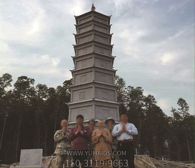 園林大理石寶塔景觀(guān)石雕雕塑