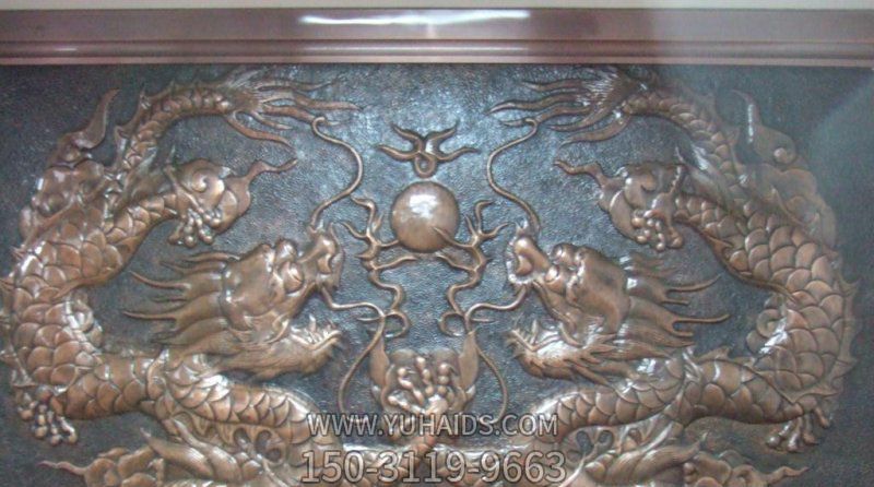 室內創(chuàng )意畫(huà)像不銹鋼工藝浮雕龍雕塑