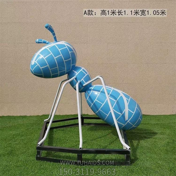 玻璃鋼彩繪園林螞蟻景觀(guān)雕塑