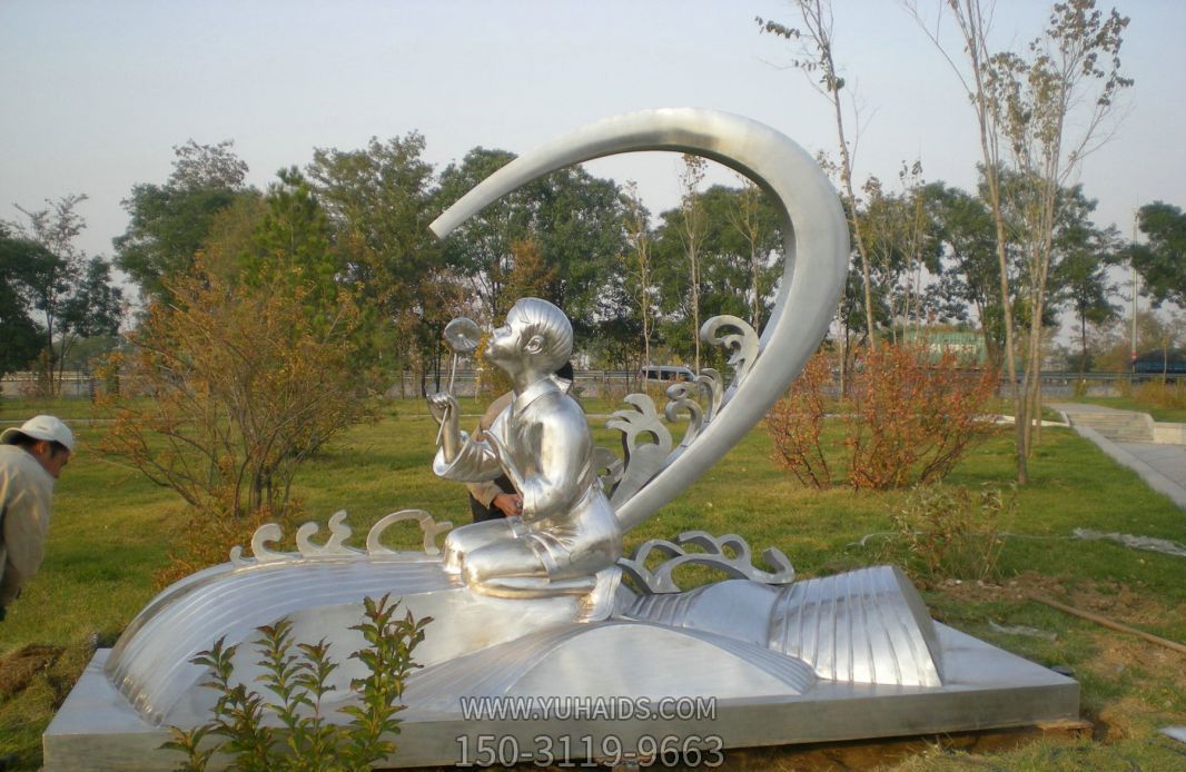 不銹鋼棒棒糖女孩公園景觀(guān)兒童雕塑 不銹鋼棒棒糖女孩公園景觀(guān)兒童雕塑