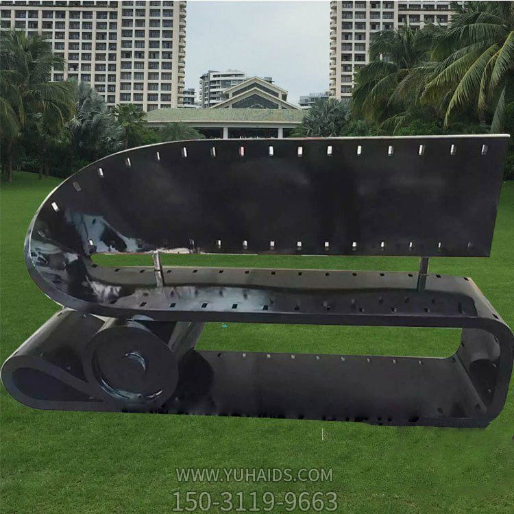 公園戶(hù)外不銹鋼創(chuàng  )意座椅雕塑