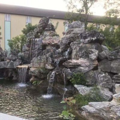 公園庭院景色點(diǎn)綴裝飾假山景觀(guān)大英石