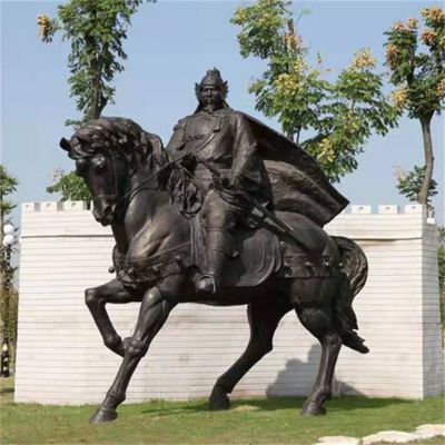 古代人物玻璃鋼仿銅戶(hù)外園林景觀(guān)