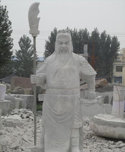 戶(hù)外廣場(chǎng)大型石雕關(guān)公雕塑