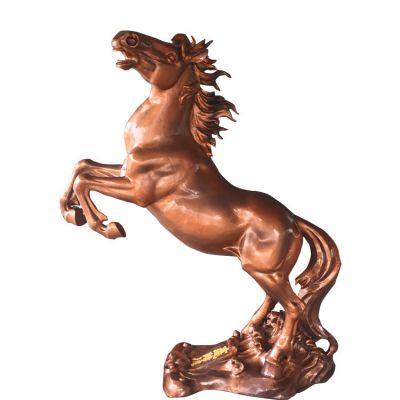 室內創(chuàng  )意不銹鋼仿銅裝飾品擺件馬雕塑