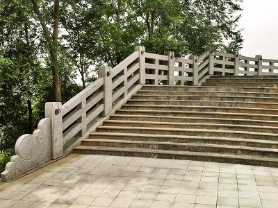 戶(hù)外景區臺階樓梯簡(jiǎn)易大理石欄桿