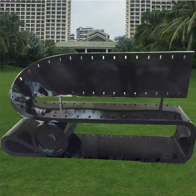 公園戶(hù)外不銹鋼創(chuàng  )意座椅雕塑