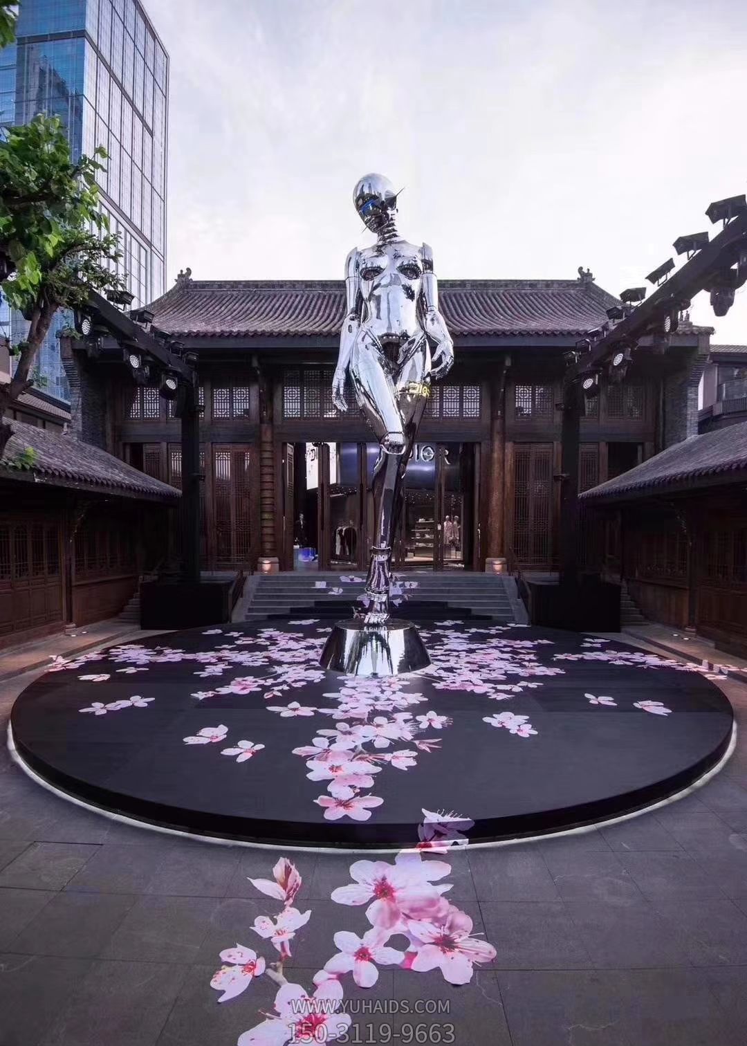 不銹鋼大型城市景觀(guān)人物景觀(guān)不銹鋼鏡面抽象女孩雕塑 不銹鋼大型城市景觀(guān)人物景觀(guān)不銹鋼鏡面抽象女孩雕塑
