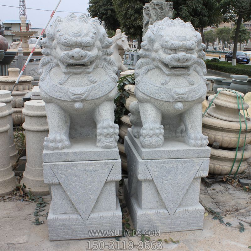 雕塑雕塑 景區祠堂創(chuàng )意大理石獅子<a href=