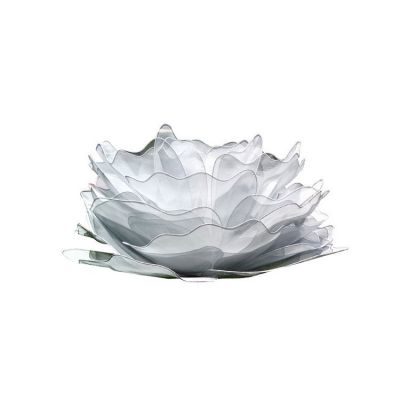 不銹鋼創(chuàng  )意鏤空蓮花擺件