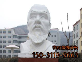 中國古代數學(xué)家名人-張衡頭像雕塑